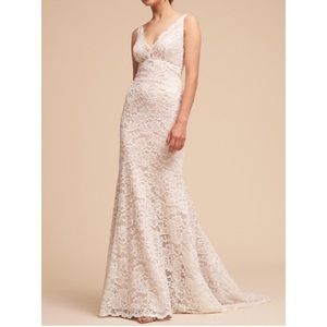 BHLDN Eddy K Romantic Chantilly Lace Bridal Gown